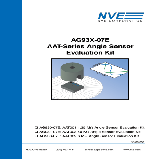 AG933-07E AAT009 Angle Sensor Evaluation Kit