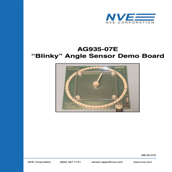 AG935-07E 60-LED “Blinky” AAT003 Angle Sensor Demo Board